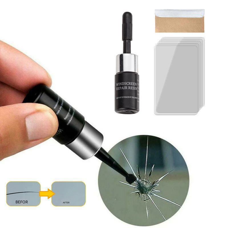 Car Glass Repair Window Cracks Gone Kit Remove Scratch Automobile Truck Motorcycles Broken Repair Windscreen Crack Recovery Set