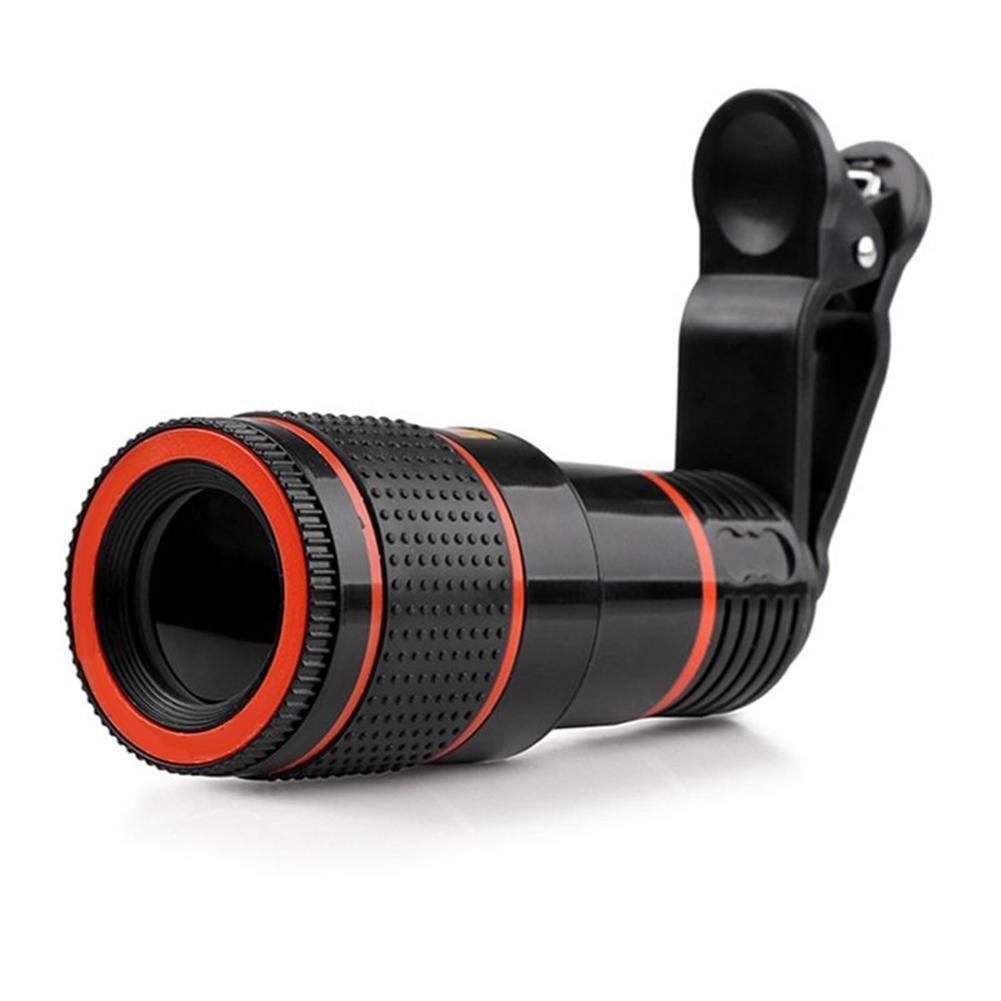 Clip Op 8X Optische Zoom Hd Telescoop Camera Lens Voor Xiaomi Redmi Huawei Mate Honor Samsung Galaxy Mobiele Telefoon Accessoires