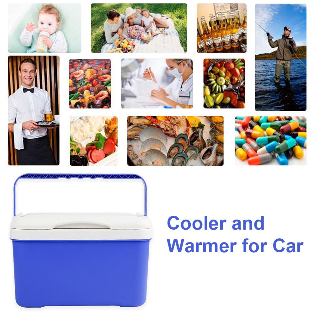 Cooler box 6L Cooler and Warmer for Car Home Portable Refrigerator Milk Food Insulated Carrier with Handle Car incubator