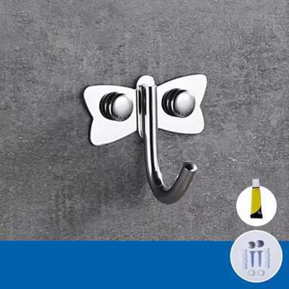 Lightweight Stainless Steel Hook Free Punching Strong 304 Hook Bathroom Nail-free Hook