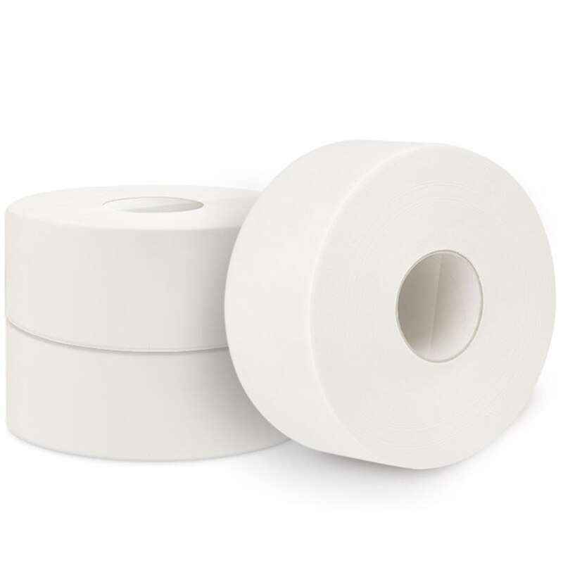Jumbo Commercial Bathroom Home Roll Toilet Paper Large Tissue 4Ply
