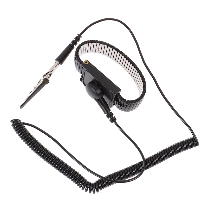1Stck Anti Statische Arbeit Handgelenk Gurt ESD Einstellbare Entlastung Gürtel Boden Metall Armbinde Werkzeug: Heißes Stempeln
