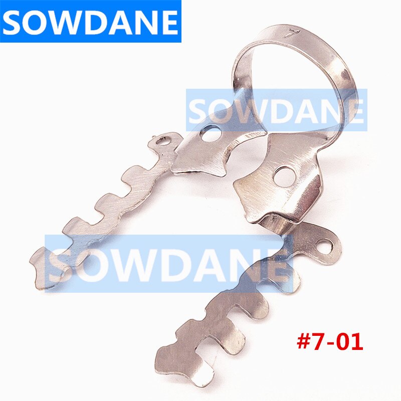 3 pcs Dental Multi-functional Rubber Dam Clamps Dental Special Clips Clip Stainless Steel Dentist Ortho Instrument: 3 pieces 7-01