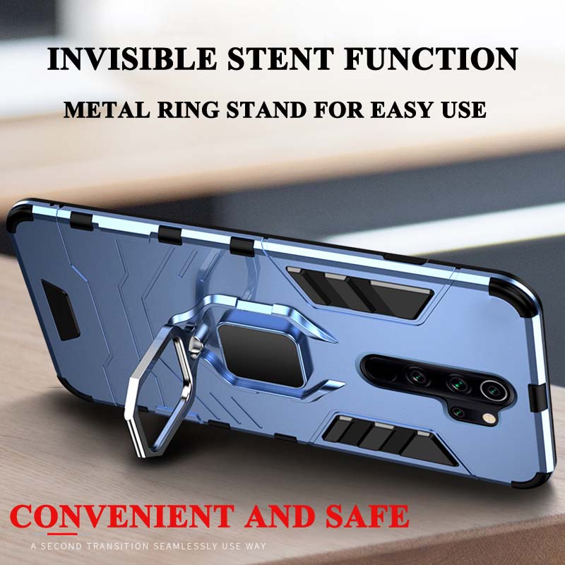 Etui pancerne dla Redmi Note 8 9 10 Pro Max 8A 8T 9A 9C 9S 10S Pokrowiec na telefon dla Xiaomi Mi 10 Lite 10T 5G POCO X3 NFC M3 F3 F2 Pro F1