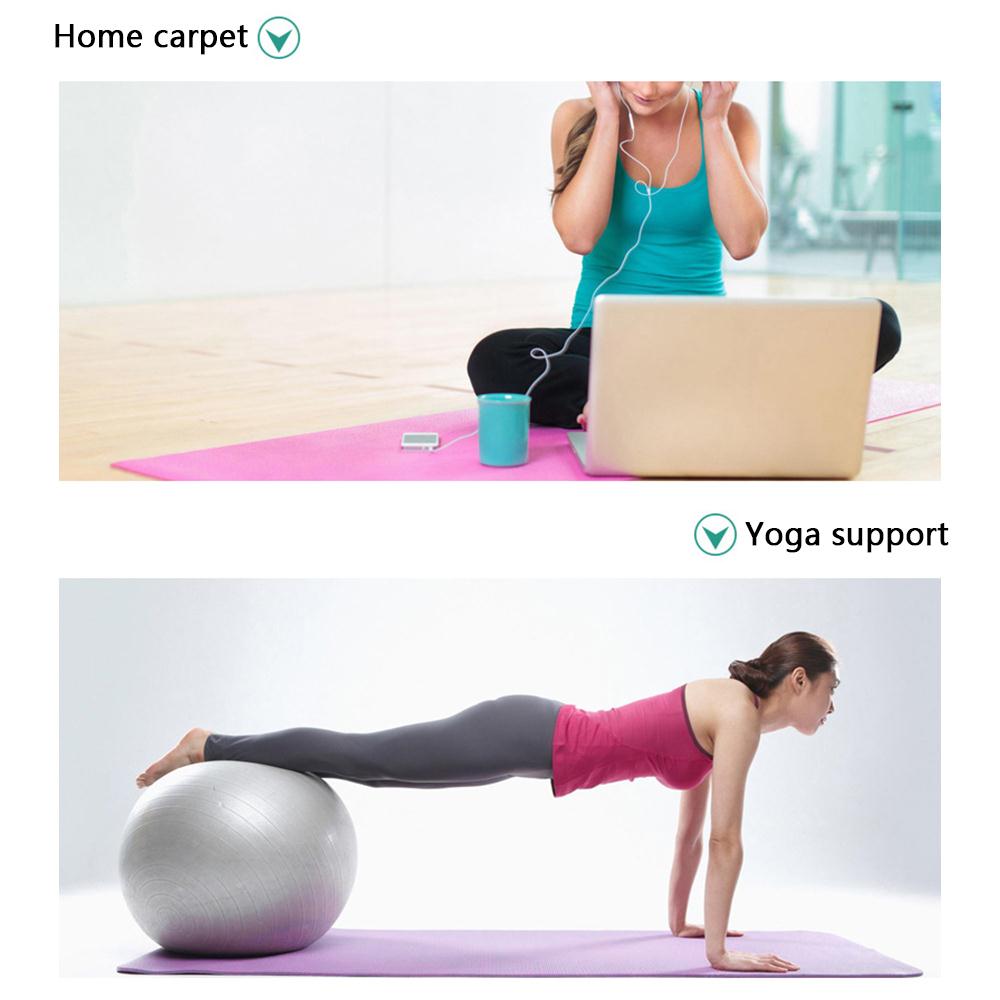 Yoga Mat Durable Universal 173 * 61 * 0.4cm EVA Home Body Line Workout Aerobics Non-Slip Mat Elasticity