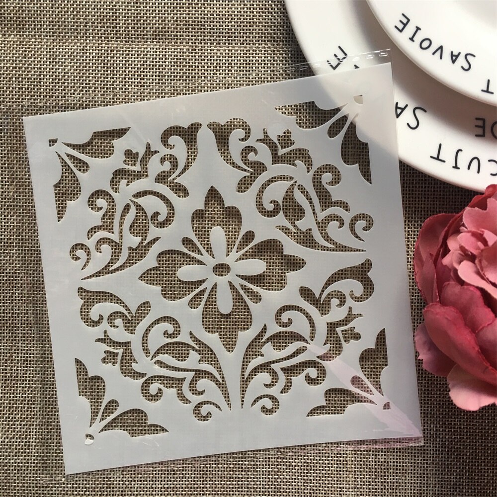 15*15cm Mandala Flower DIY Layering Stencils Wall ... – Grandado