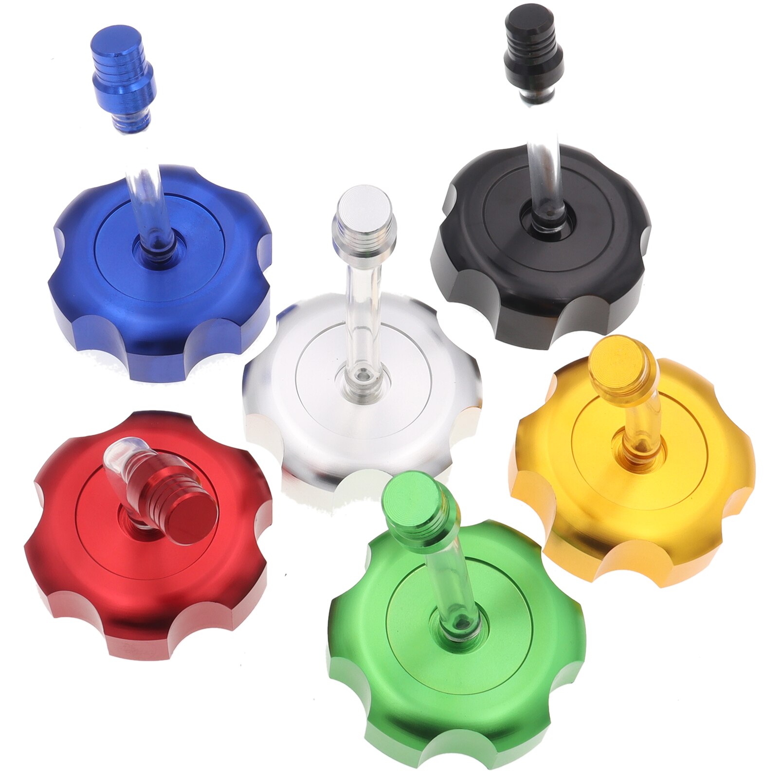 1 Stuks 39Mm Cnc Aluminium Gas Brandstof Benzine Tank Cap Vervanging Deksel Voor Motorfiets 49cc 90 110 125CC Vuil bike Pit Pro Atv