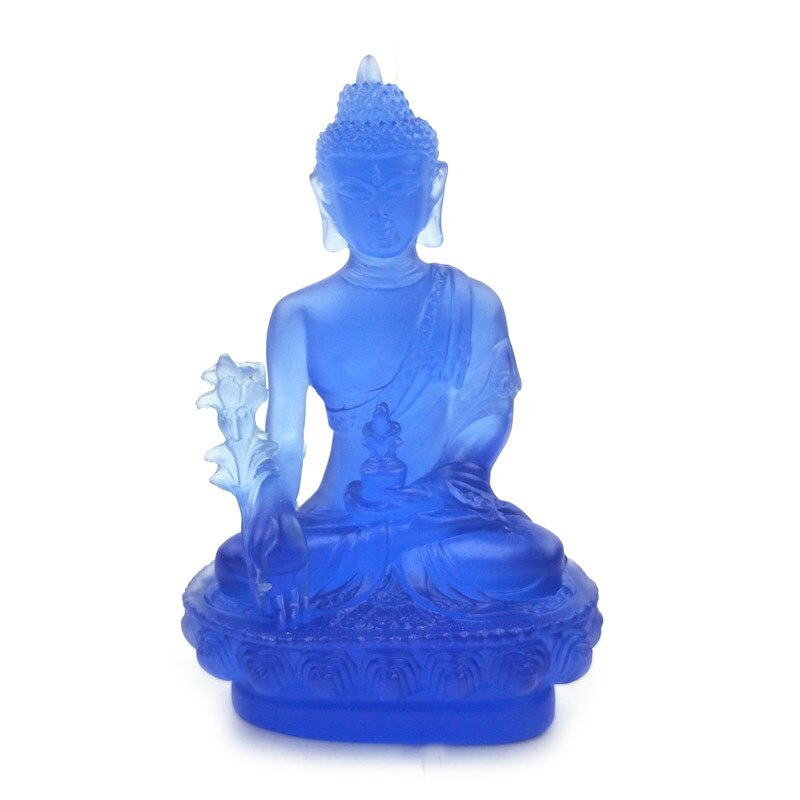 Statues de bouddha émaillées colorées, accessoires de décoration pour la maison, ornements pour la maison, pour l'artisanat,: 7