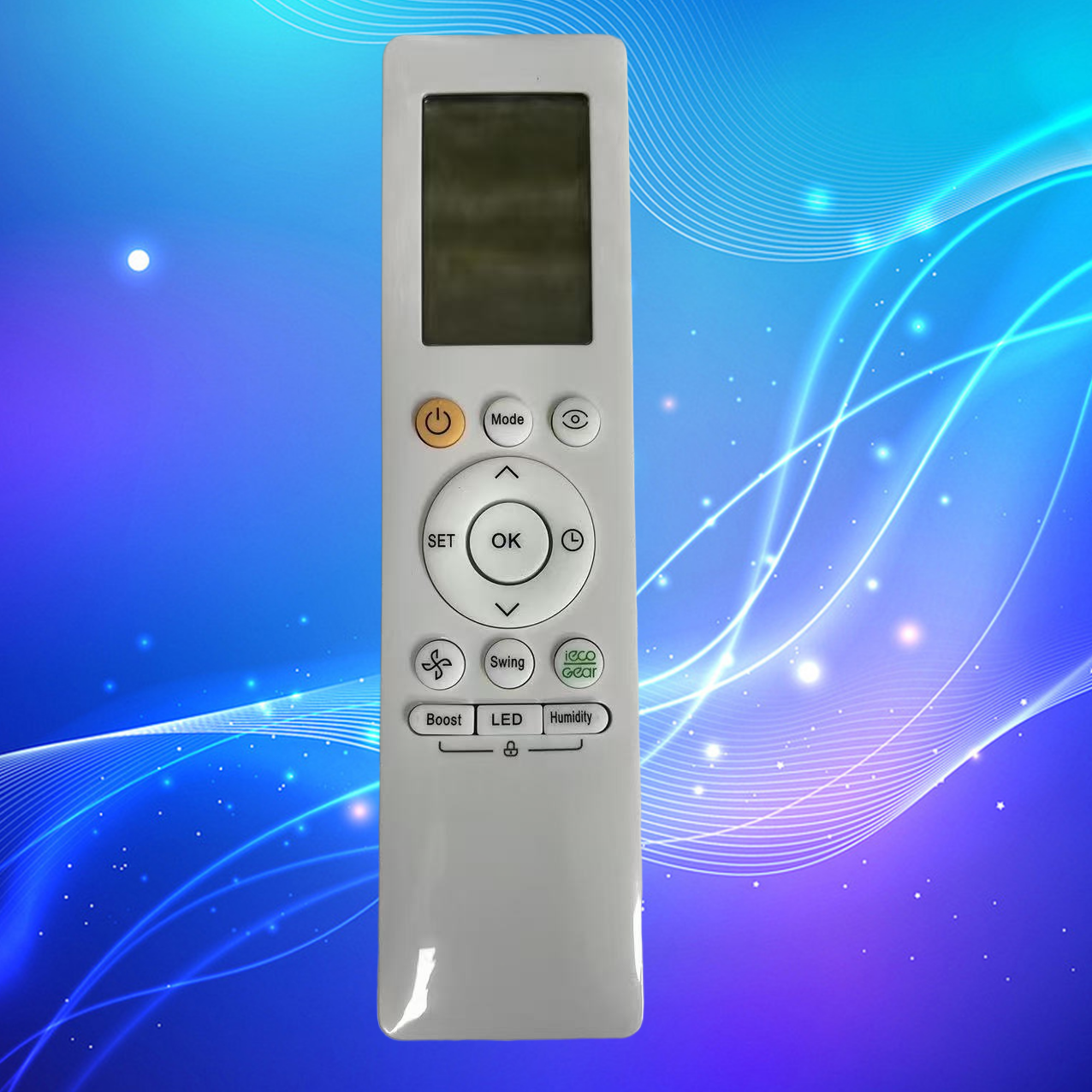 Nuovo RG10B(B)/BGEF per Midea AC A/C Telecomando RG10B(E2) RG10A/A1(B2S)/BGEF RG10L1(C2HS)/BGEF Telecomando per condizionatore d'aria: Grigio scuro