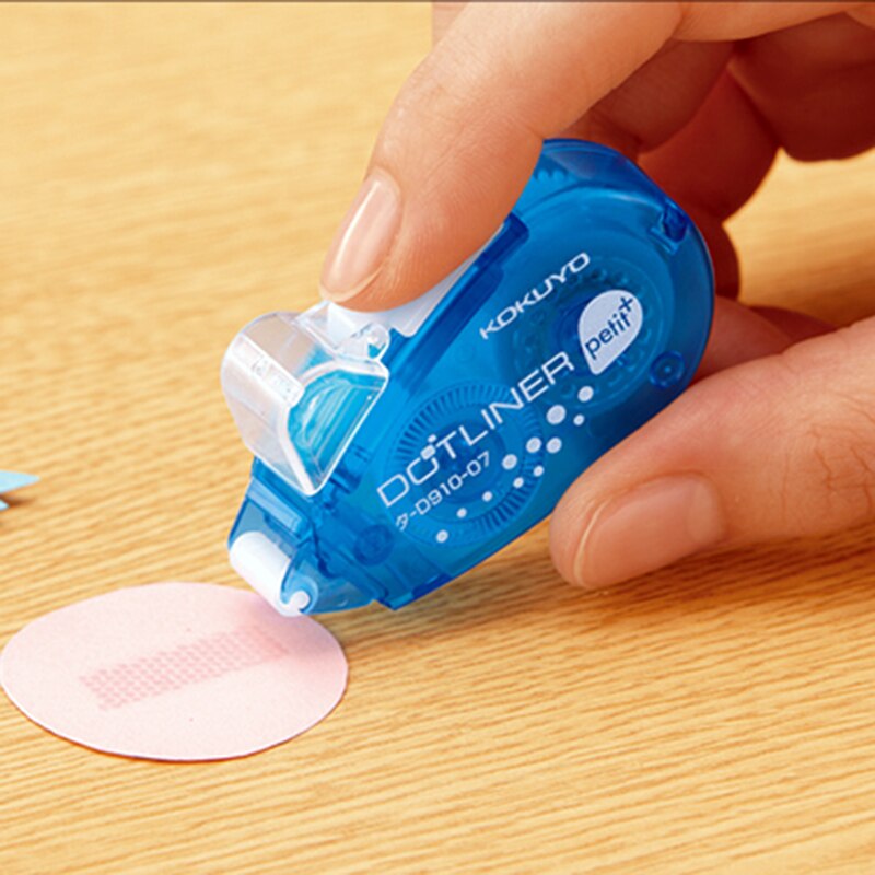 4 Stks/pak Roller Tape Mini Dubbelzijdige Lijm Dot Liner Petit Wegwerp Voor Diy