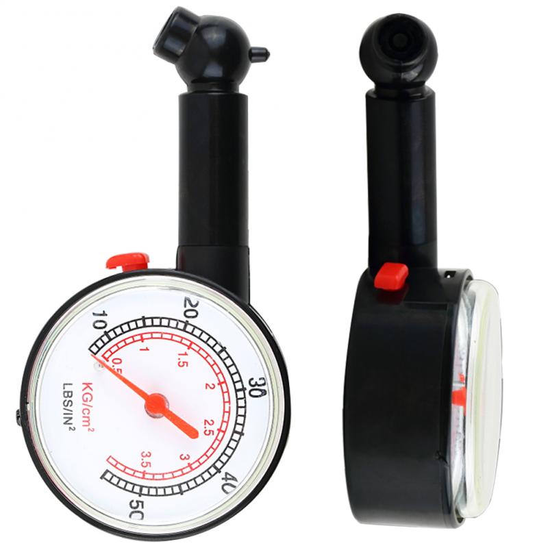 Auto Parts Universal Auto Wheel Tire Gauge Air Pressure Meter Handle Vehicle Motorcycle Bicycle Car Tyre Tester Inspection Tools