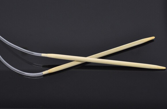 Agujas de ganchillo tunecianas afro de bambú de 85cm de largo para el hogar, agujas de tejer, tejido de hilo, herramientas de artesanía, 1 ud.