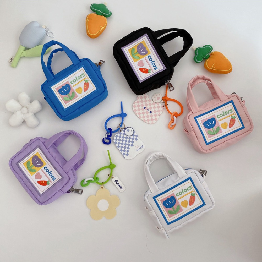Kreskówka Kwiat Kawaii Torba na aparat CCD Ultralekka kolorowa urocza torba do przechowywania Przenośna mini mała torba na drobne szminki