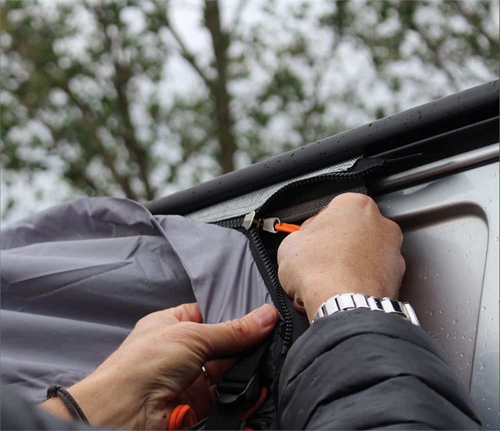 Markisenschiene, C-Kanal, 8 x 0,5 m, Streifen, 400 cm, mit D/S-Band, Markisenschienenstopper für Wohnmobil, Wohnmobil, Wohnwagen, Wohnmobil, Zubehör
