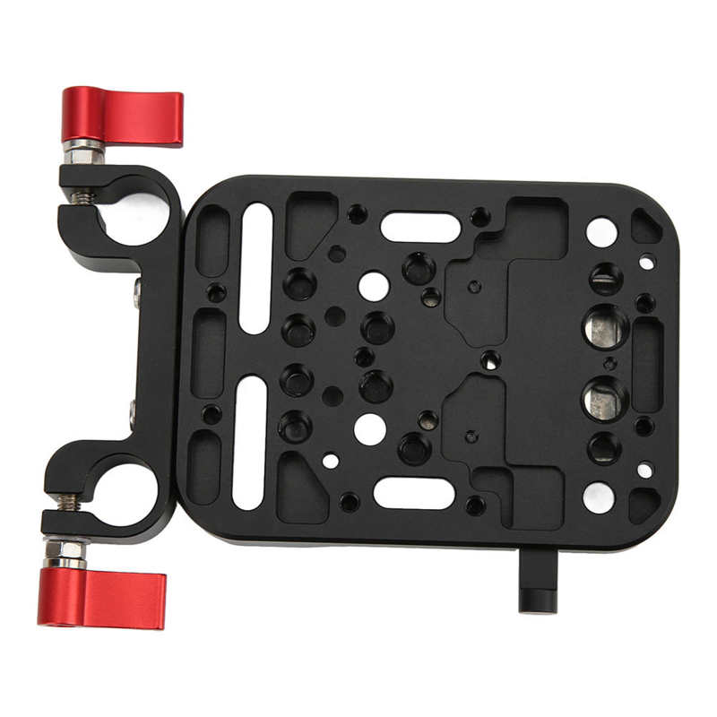 V Lock Mounting Plate Flexible V Mount Lock Battery Plate Quick Release for DSLR Cameras