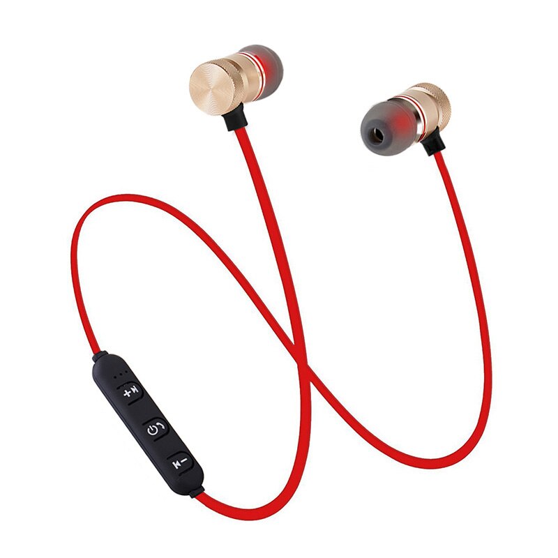 Magnetic Wireless Earphones Bluetooth Earbuds Handsfree Headphones Noise Cancelling Sweat Proof Stereo Headset With Mic