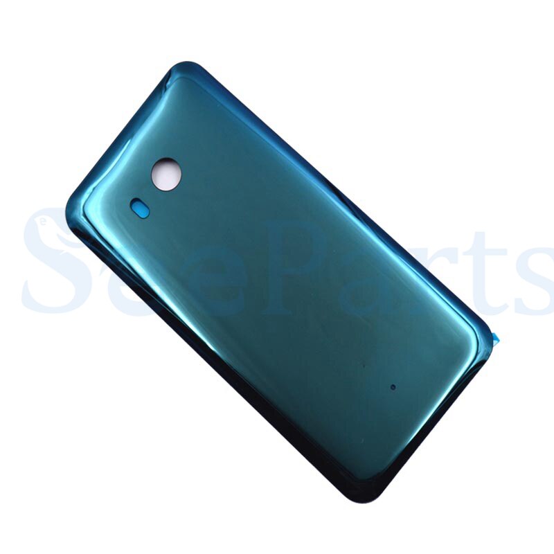 pour HTC U11 U-3W U-1W couverture de batterie arrière porte en verre arrière boîtier de boîtier en verre pour HTC U11 couvercle de batterie + outils