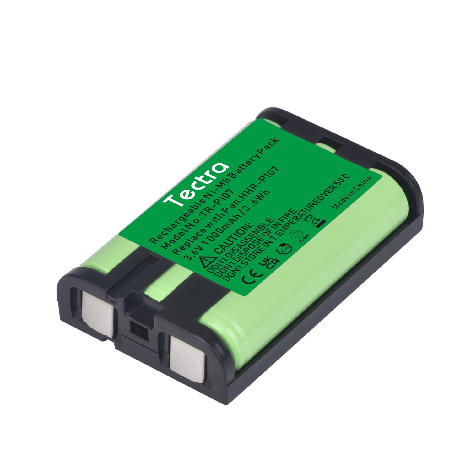 Akku für panasonic hhr --p107 schnurlostelefone (pqsuggla- 1za , hhr --p107a , kx --tg6071 kx-tg6074 kx-, tga- 351 kx- , tga -600 mobilteile)