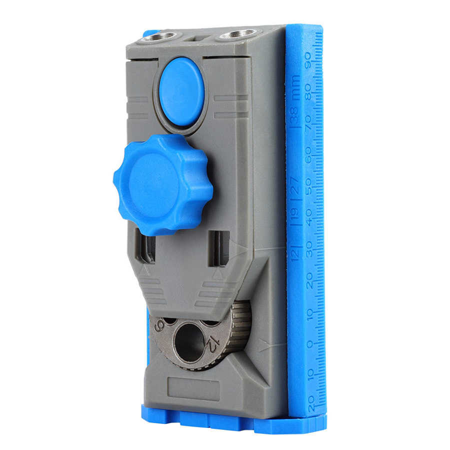 Hole Drilling Guide Wood Joining Joinery Joinery Carpentry Hole Locating Tool Drill Guide with Handle for Drilling Fastening