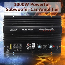 12V 1000W Mono Car Audio Power Amplifier Powerful Bass Subwoofers Amp PA-80D