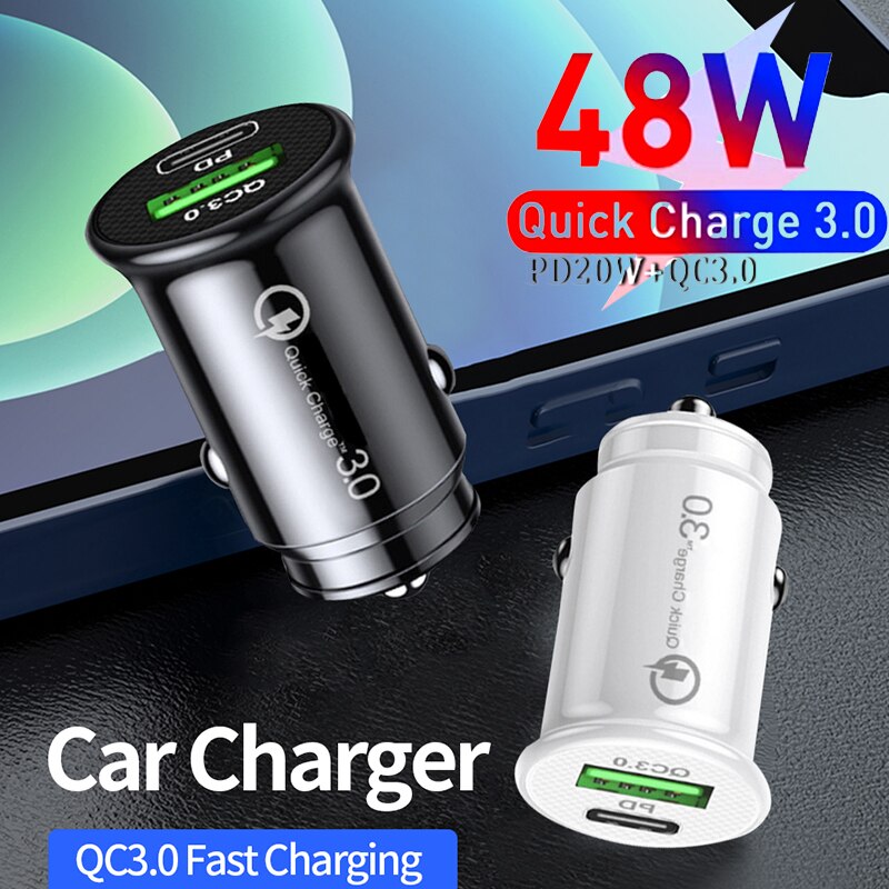 Usb Autolader Adapter Dual Port Auto Charger Universele Usb Mini Charger Adapter Voeding Voor Smart Telefoon/Tablet voor Iphone