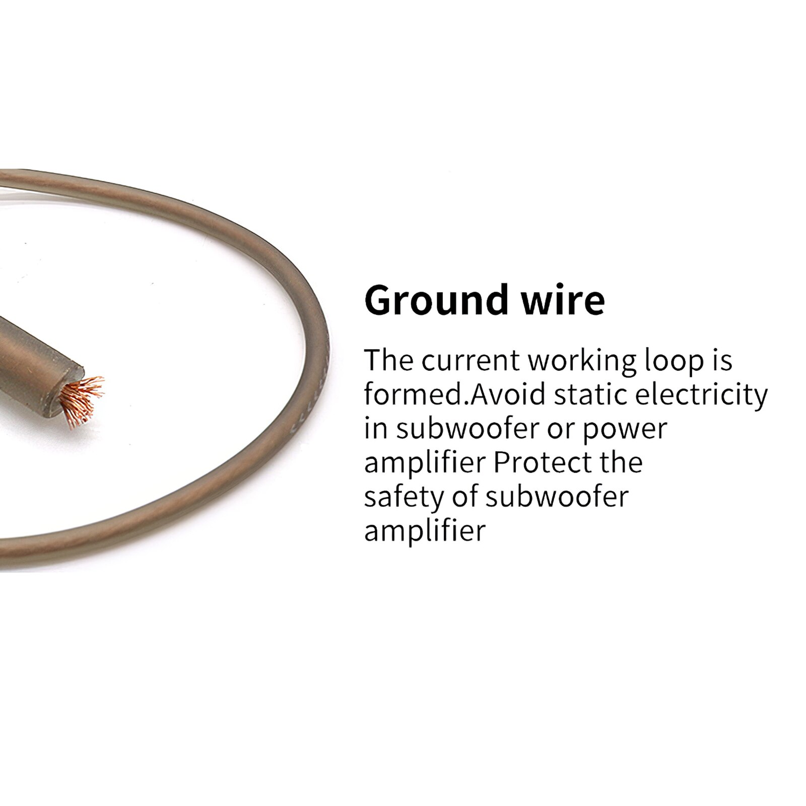 Car Amplifier Audio Subwoofer Cable Car Amplifier Power Cable Audio Speaker Wire Kit Amplifier Installation Wiring Set For Home