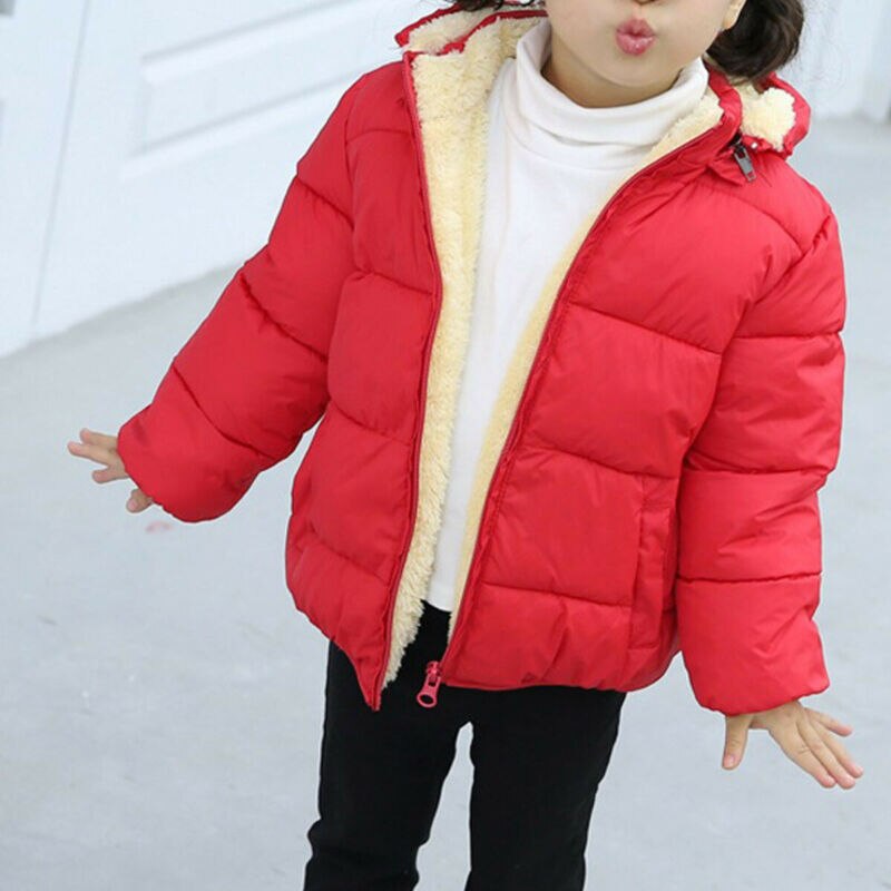 Emmababy Infant Kids Baby Boys Girls Hooded Coat Jacket Winter Toddler Thick Warm Outwear