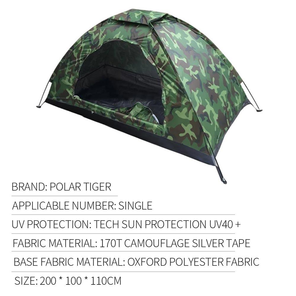 Duurzaam camouflage polyester klamboe beddengoed camouflage tent buiten kamperen recreatie kampeertent reizen hangbed