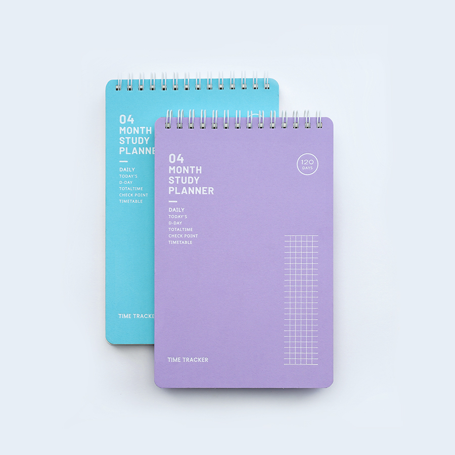 Studienplaner, Tagesplaner, 4-Monats-Studentenplaner, Organizer, Notizbuch, Zeitplan, Zeit-Tracker, 120-Tage-Planer, tragbarer Zeitplan