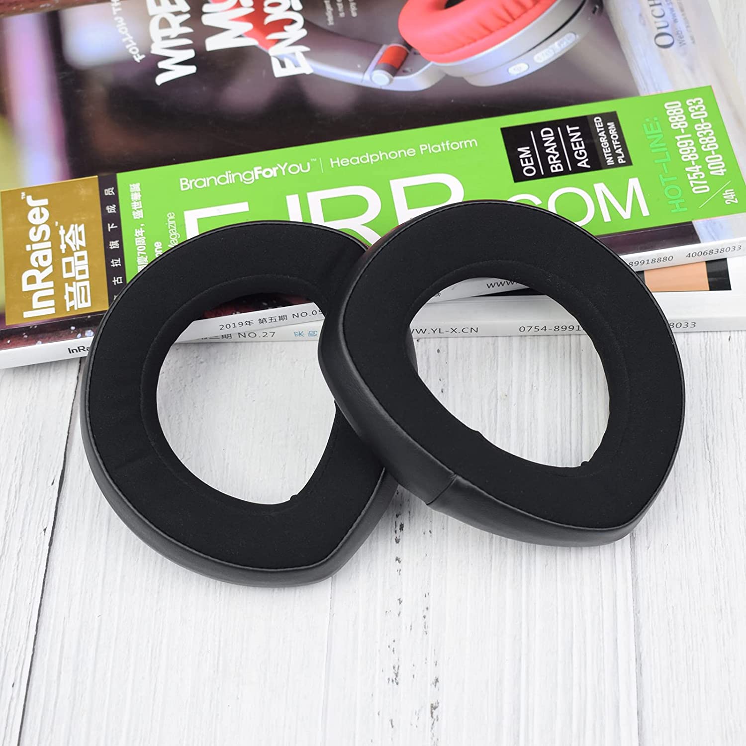 Oorkussens Kussen, Vervanging Matte Oorkussen Voor Sennheiser HD820 HD820S Hd 820 Over-Ear Audiophile Referentie Hoofdtelefoon