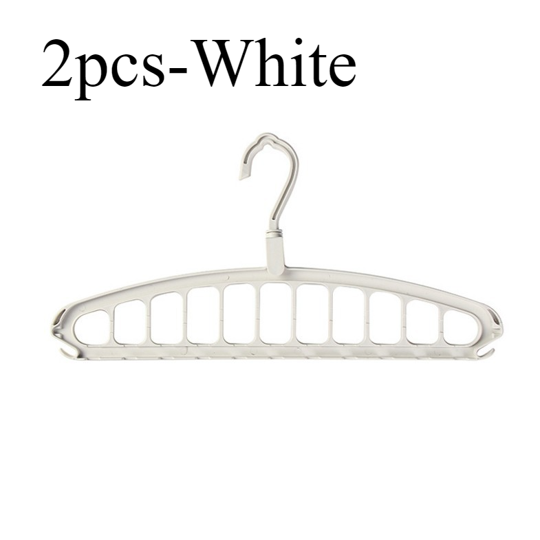 1/2pcs Space Saving Multi-Hole Clothes Hanger For Home, Dorm, And Travel-Foldable Drying Rack For TrousersShirts, And Skirts,: Dark Khaki