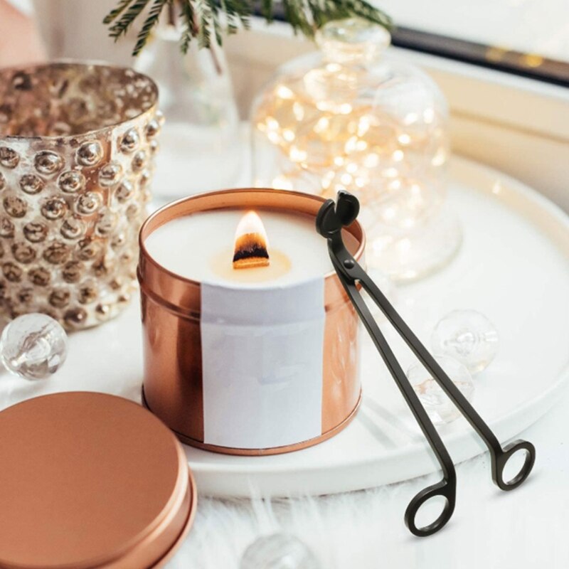 2 Stks/set Kaars Accessoire Set Rvs Schaar Kaars Bel Blussen R9JC