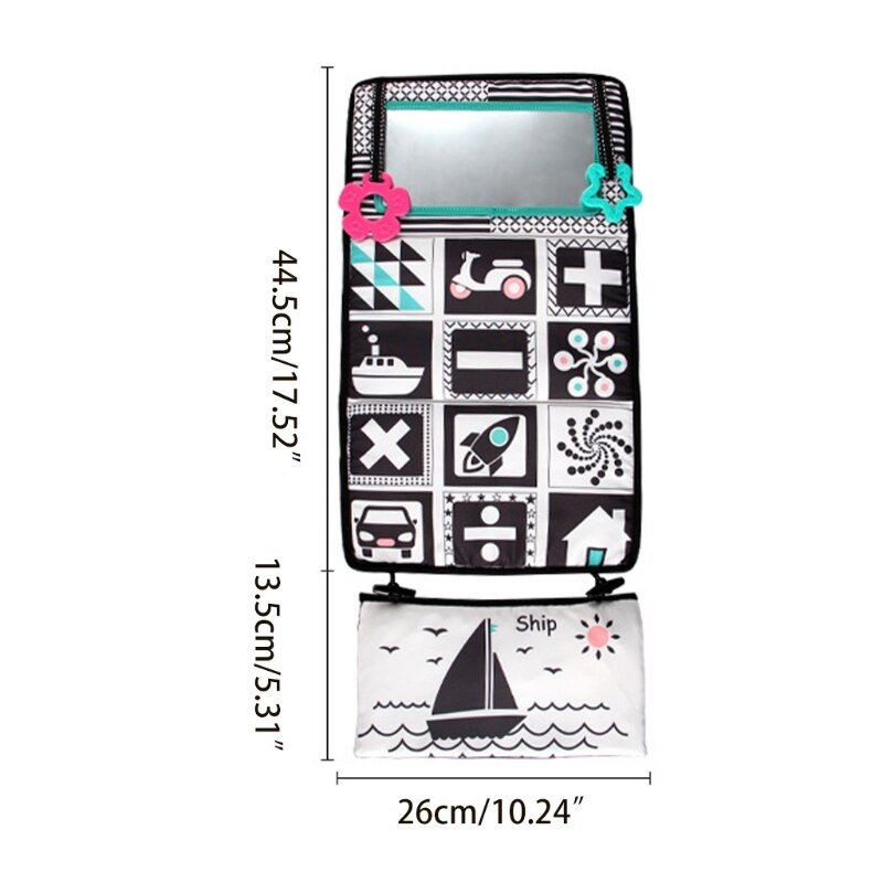 Libro de tela 3D 425F, juguete sensorial, Centro de Actividades, enseñanza preescolar, juguete interactivo