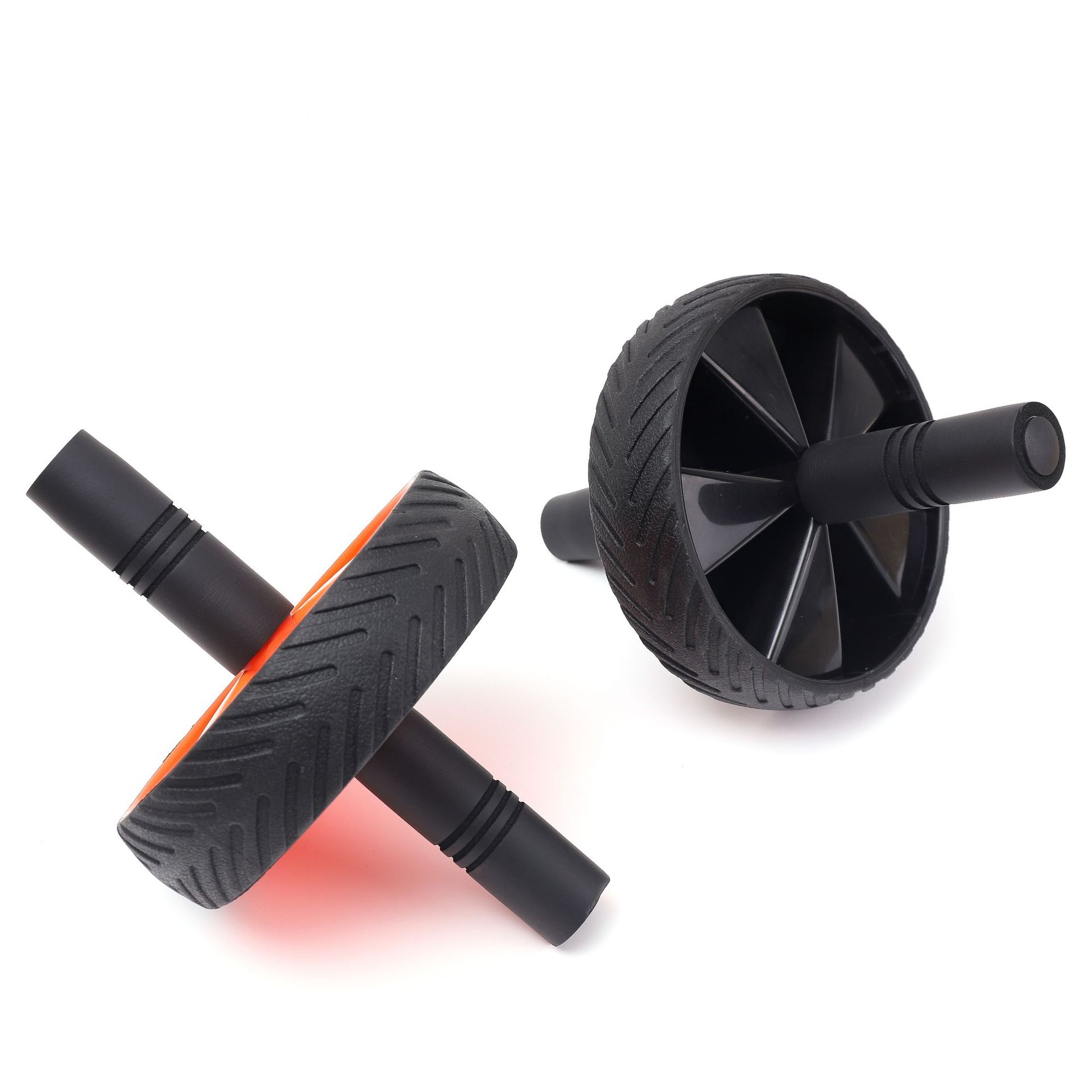 Rullo per addominali per allenamento addominali Ruota per addominali Attrezzatura per esercizi Attrezzatura per esercizi Rullo per ruota addominali a ruota singola per palestra di casa