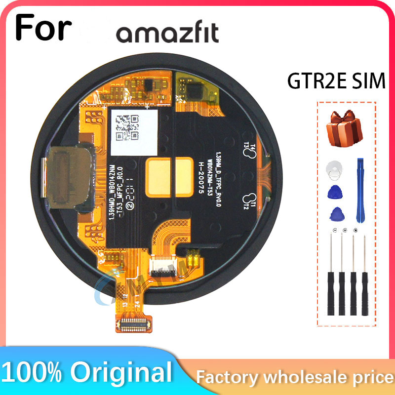 Per Huami Amazfit GTR 2E SIM A2014 Smart Watch Display LCD + Touch Screen, per Huami Amazfit GTR 2E Sim A2014 Amoled Display