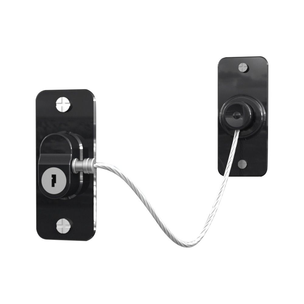 Serrures d'armoire avec clé en métal ou serrure codée, mot de passe numérique, serrure de réfrigérateur, serrure de proximité de Cisco coulissant, accessoire de sécurité pour bébé: Rouge