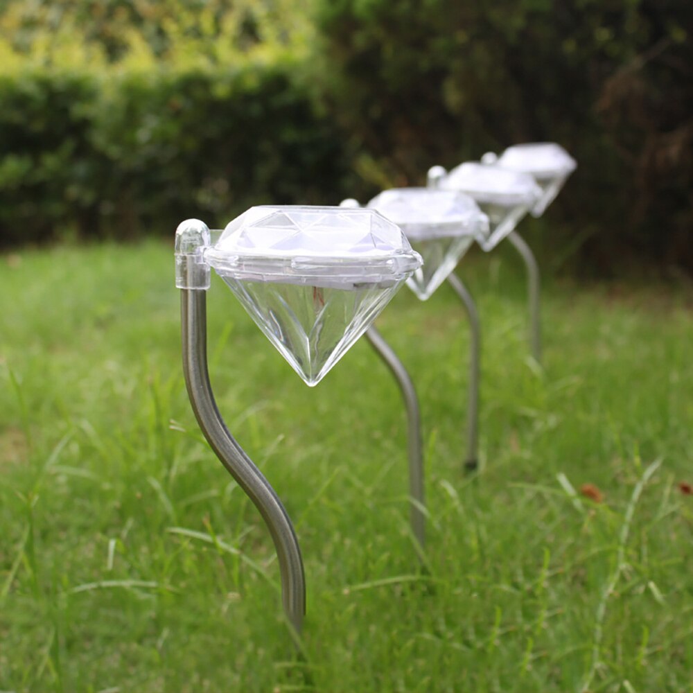 Solar led gazonlamp met rechte paal, waterdichte buitenlamp voor tuin, park, villa, pad, landschapsdecoratie, verlichting