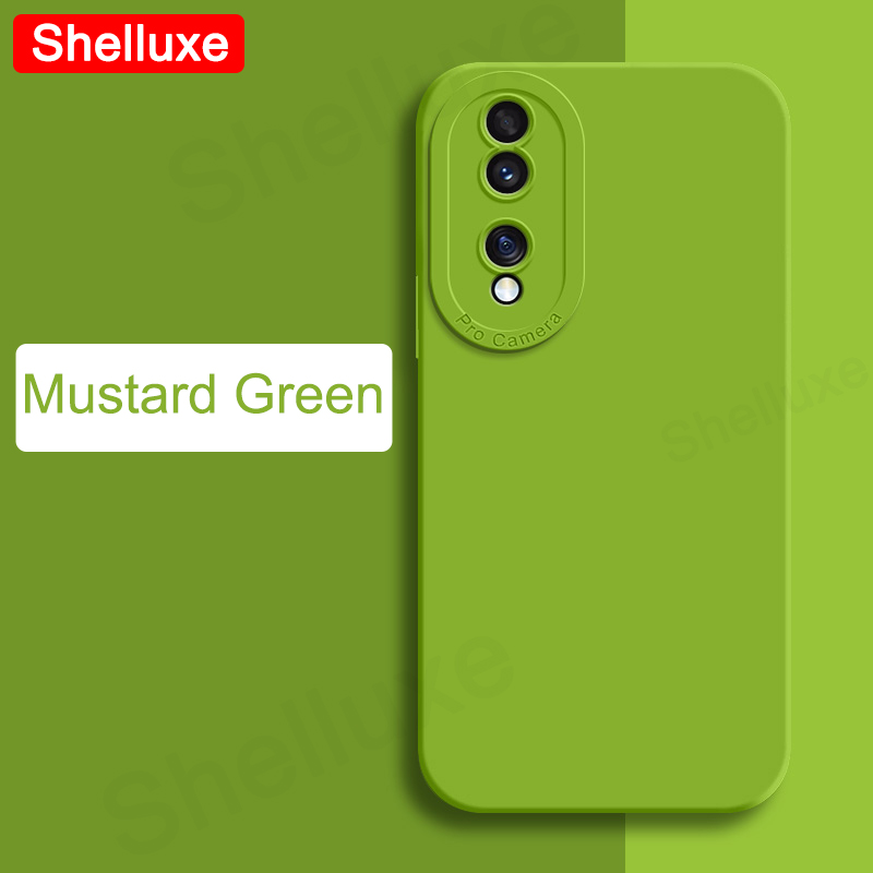 Til honor 90 cover shelluxe firkantet flydende silikone blødt cover til huawei honor 90 lite 70 50 honor 70 stødsikkert telefoncover: Pe / Brun