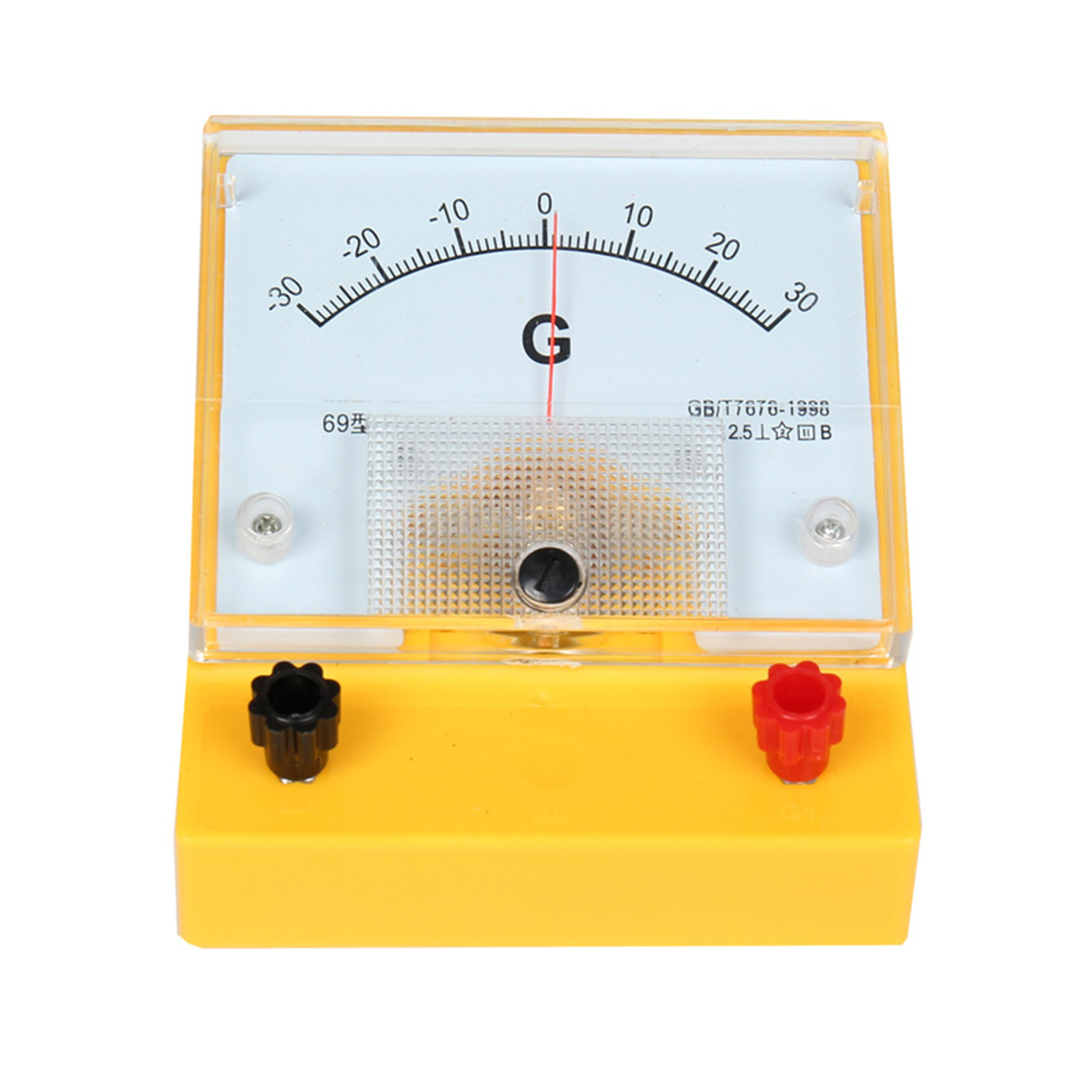 Amperímetro de CC, voltímetro/voltímetro sensible, galvanómetro, nivel 2,5, instrumentos de experimentos físicos y eléctricos