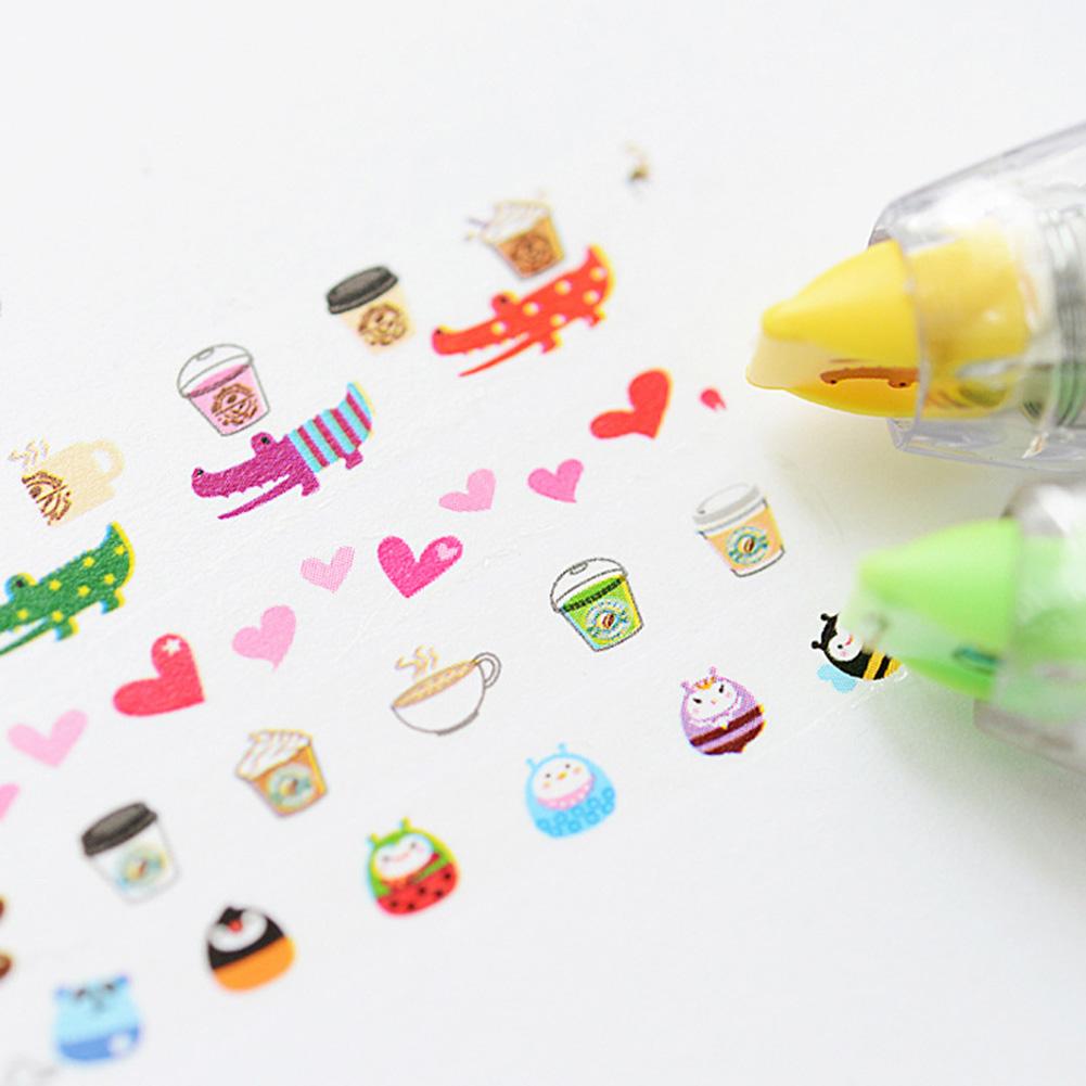 Nette Katze Hund Eule Druck Drücken Korrektur Band Tagebuch Scrapbooking Dekorative Stift