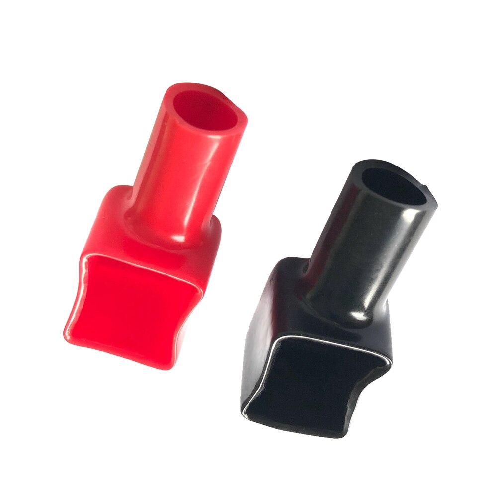 Kkmoon 1 Paar Batterij Terminal Covers Marine Batterij Terminal Boots Red & Black Positieve & Negatieve 192681 192682