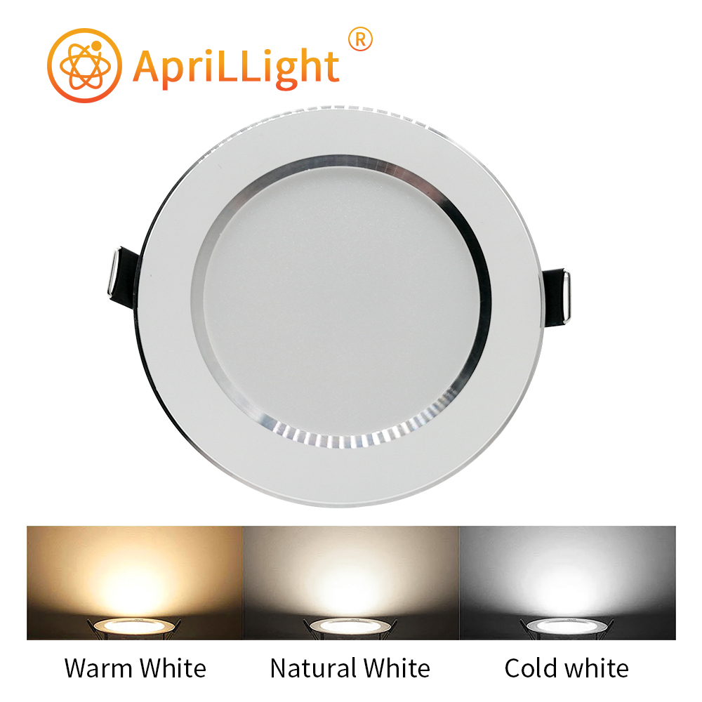 LED Downlight Dimmable 5W 9W 12W 15W Waterproof Warm White Natural White Cold White Recessed LED Lamp Spotlight AC220V 230V 240V