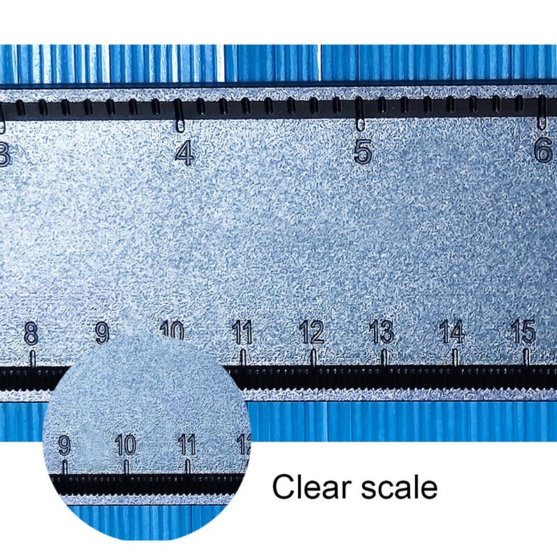 10 Inch Contour Gauge Copy Gauge Jig Guide Marking For Tile Multifunctional Edge Shape Copy Measuring Tools