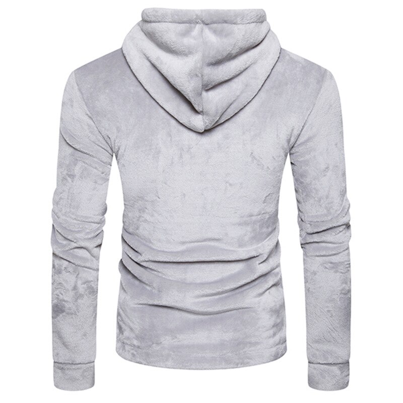 Casaco de lã masculino, espessamento, bolso canguru, com capuz, para outono e inverno, hip hop, moletom, suéter, imperdível, 2018