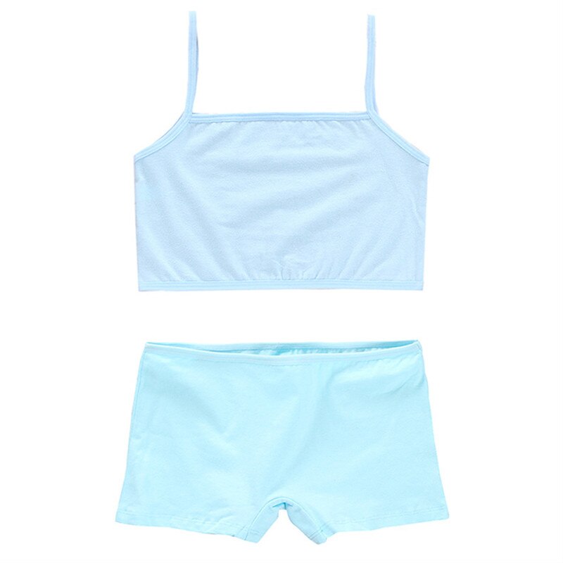 Conjuntos de ropa para adolescentes, ropa interior deportiva para adolescentes, sujetador de entrenamiento para niñas, conjuntos de sujetador y bragas para adolescentes de 8 a 14 años