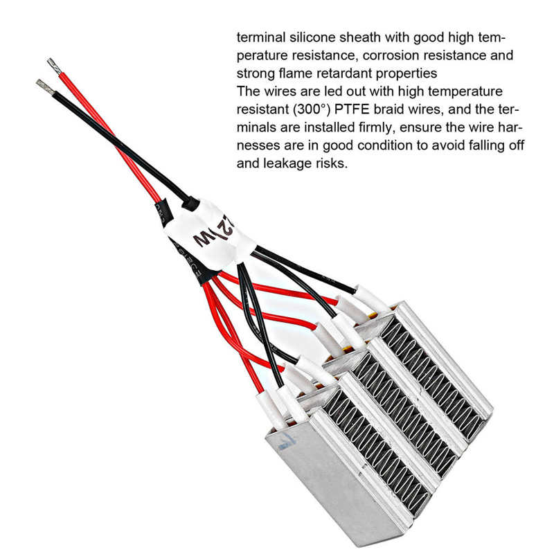 Heating Lamp Holder Clamp Pet PTC Ceramic Heater Insulated Aluminum Tube Constant Temperature Electric Thermostat Turtle Lamp