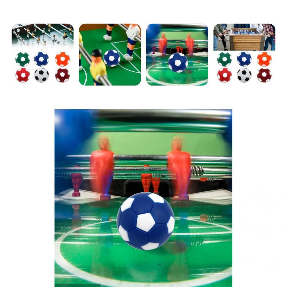 Nuttig Tafel-Top Mini Bal Opvallende Compacte Draagbare Tafelvoetbal Mini Bal Mini Voetbal Bal Tafel Voetbal 6Pcs