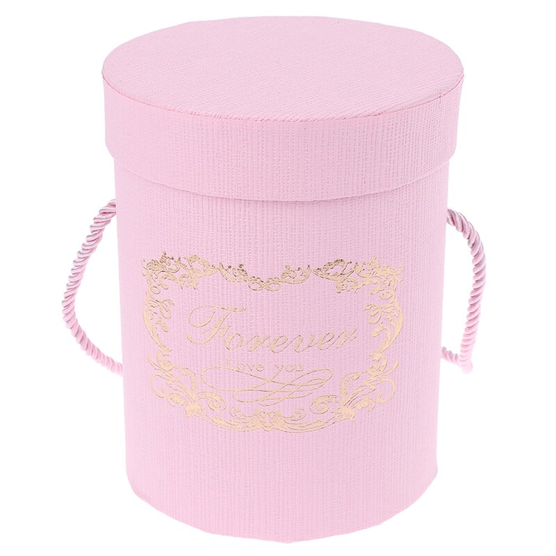 165*120mm Süssigkeit Bar Boxen runden Blume Papier Boxen Deckel Umarmung Eimer florist Verpackung Kasten Party Hochzeit liefern: 6