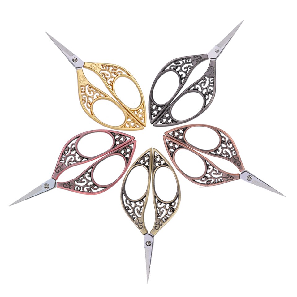 Tijeras de sastre Vintage de acero inoxidable, herramienta de corte de tela para puntada, clásica, antigua, bordada, artesanía