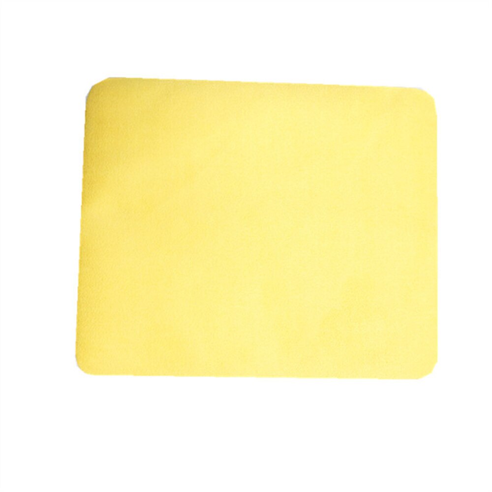 5Pcs Microfiber Cleaning Cloth Duster Scouring Pad Soft Cloth Wash Towel Napkin Glasses Wipe for Phone Screen Lens Glasses: yellow